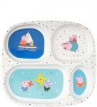 AL09 Talerz z melaminy 4w1 lekki PETIT JOUR PARIS wz.25 Peppa