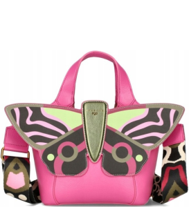 D42 listonoszka kuferek torebka z motylem szeroki pas Ego FUSION 2w1 wz.06