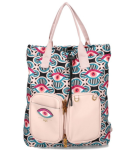 D57 EGO torebka plecak saszetka 3w1rozkładana torba turystyczna Pink