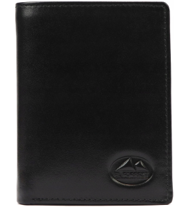 P480 EL FORREST portfel skórzany średni pionowy bez zapięcia czarny