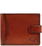 P381 Męski portfel skórzany El Forrest RFID  brąz3