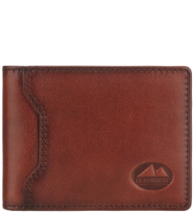 EE01 Skórzane etui na karty El Forrest brąz2