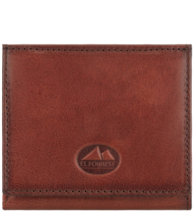 P448 Mały portfel El Forrest piekiełko RFID skóra brąz