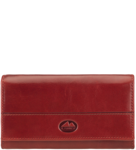 P304 Damski skórzany portfel El Forrest RFID skóra czerwony 5