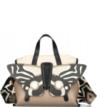 D66 Ego Chomatica torebka plecak 2w1 listonoszka kuferek z motylem i pasem wz.01