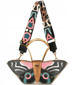 D78 EGO torebka listonoszka kuferek Cynthia odpinany motyl 2 szerokie pasy wz.04