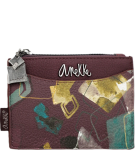 A733 Anekke Średni miękki portfel na zamek etui na karty Real wz.27 Evolution 