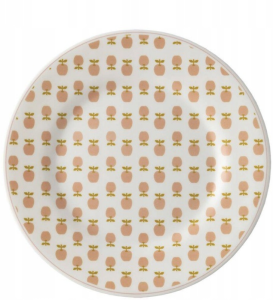 AL39 Talerz z melaminy lekki PETIT JOUR PARIS jabłka