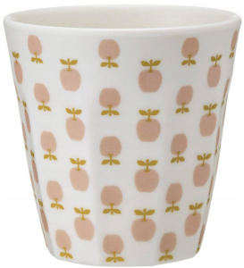 AL38 Kubek lekki melamina vintage  PETIT JOUR PARIS jabłka