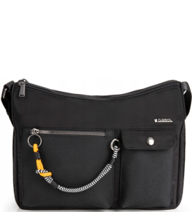 GB61 Gabol AISHA lekka torebka listonoszka 2 komory kieszenie turystyczna