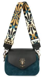 D94 torebka EGO skóra naturalna listonoszka 2 wymiennymi klapkami 2 paskami wz.04