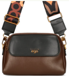  D96 torebka EGO mała listonoszka dwie komory z 2 paskami insecta wz.02