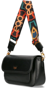 D97 torebka EGO listonoszka klasyczna z klapką 2 paskami insecta wz.01