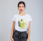 A689 Anekke Alma T-Shirt L/XL Biała Koszulka z krótkim rękawem