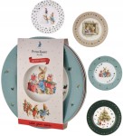 AL02 Zestaw talerzy z melaminy Peter Rabbit Christmas 4sztuki Petit Jour