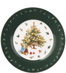 AL02 Talerz z melaminy Peter Rabbit Christmas Królik Piotruś Petit Jour