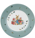AL02 Talerz z melaminy Peter Rabbit Christmas Królik Piotruś Petit Jour