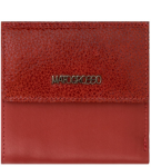 P471 Mały portfel ElForrest zatrzask Mato Grosso matowy czerwony