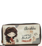 A011 Anekke Muse Sophie Portfel bardzo duży etui na recepty paszport z dziewczynką wz.28