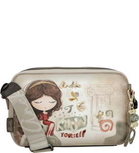 A596 Torebka Anekke mała listonoszka dwustronna Muse Sophia z dziewczynką wz.28