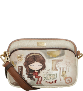 A586 Torebka Anekke mała listonoszka dwustronna Muse Sophia z dziewczynką wz.28