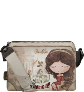 A60 Torebka Anekke listonoszka dwustronna trzykomorowa Muse Sophia z dziewczynką wz.28