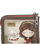 A57 Anekke Muse Sophia mały miękki portfel portmonetka zamek zatrzask wz.28