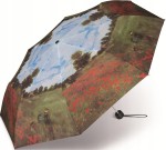 Y37 parasol manualna parasolka Happy Rain Art Monet łąka pole maków