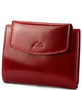 P485 Skórzany średni portfel damski RFID El Forrest skóra naturalna