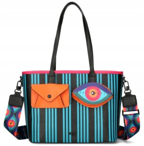 D110 EGO torebka skóra ekologiczna sztywna na ramie doczepiany pasek