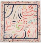 A791 Anekke szal plisowany wielokolorowy Muse Sophia Olympia 105 x 105cm