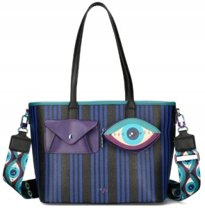 D110 EGO torebka skóra ekologiczna sztywna na ramie doczepiany pasek