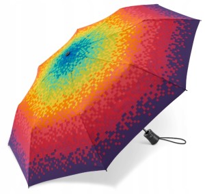 Y37 parasol automatyczny parasolka Happy Rain Rainbow