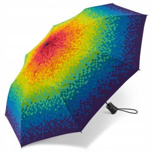 Y37 parasol automatyczny parasolka Happy Rain Rainbow