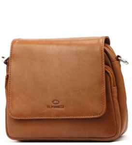 SE35 listonoszka torebka skórzana z klapką El Forrest miękka skóra naturaln