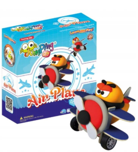 AJ09 JumPing Clay zestaw kreatywny DIY samolot
