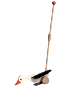 AE80 Gąska na kiju do pchania drewniana