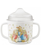 AL03 Kubek z uchem niekapek lekki Królik Piotruś PETIT JOUR PARIS