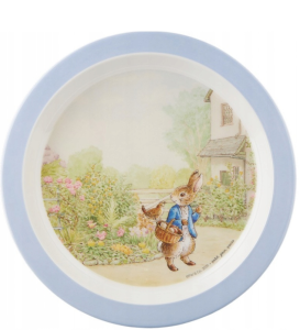 AL05 Talerz z melaminy Elmer PETIT JOUR PARIS Królik Piotruś