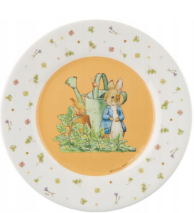 AL02 Talerz z melaminy lekki PETIT JOUR PARIS Królik Piotruś