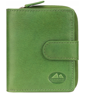 P295 El Forrest damski mały portfel zamek przegrody skóra naturalna