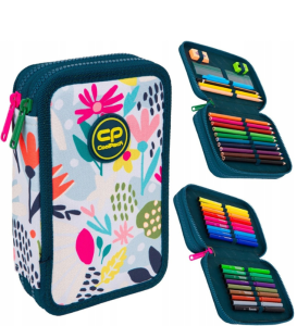 CP04 Piórnik rozkładany podwójny CoolPack Jumper Sunny Day wyposażeniem