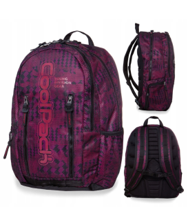 CP31 Plecak szkolny wielokomorowy CoolPack czarny, fioletowy 25 l