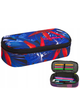 CP07 Piórnik szkolny Coolpack Hawaiian Blue bez wyposażenia Campus saszetka
