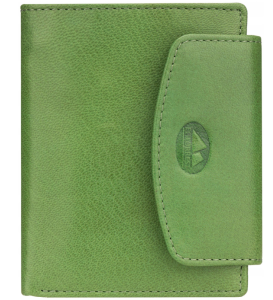 P485 EL FORREST portfel skóra naturalna czerwony RFiD