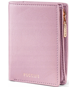 PU23 mały portfel damski Puccini skórzany w pudełku kolekcja Zen ZN9006