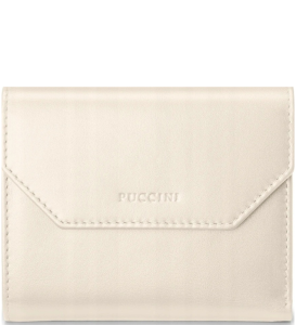 PU40 portfel damski Puccini skórzany w pudełku kolekcja Vulcano