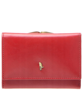 PU47 damski portfel Puccini skórzany na zamek w pudełku na prezent