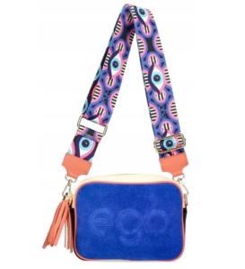 D50 EGO torebka listonoszka skóra naturalna zamszowa