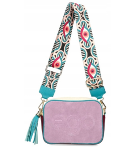 D50 EGO torebka listonoszka skóra naturalna zamszowa